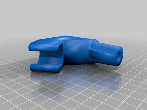 Byr Duş Başlığı Asıksı Adaptörü - 30 ° açı, 5 cm daha yüksek (Sadece Plastik Aparattır!!!) 3D - Resim 3