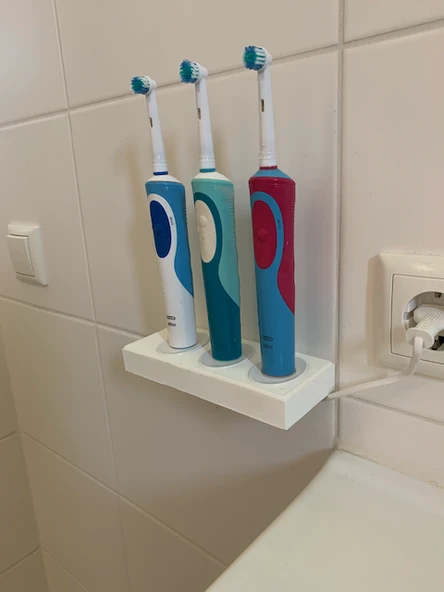 Byr Üçlü diş fırçası oral b braun diş fırçaları (Sadece Plastik Aparattır!!!) 3D