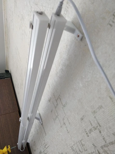 Byr LED ve floresan aydınlatma için duvar montajı. (Sadece Plastik Aparattır!!!) 3D - 4