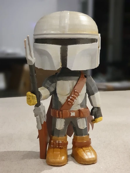 Byr Mandalor Karikatürü (Sadece Plastik Aparattır!!!) 3D