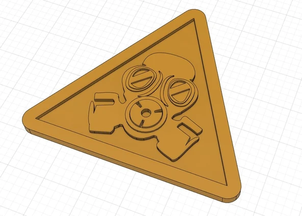 Byr Gaz maskesi (Sadece Plastik Aparattır!!!) 3D - 2