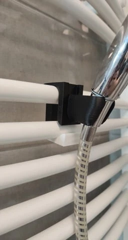 Byr Radyatör için duş başlığı kelepçesi tutucusu (Sadece Plastik Aparattır!!!) 3D - Resim 2