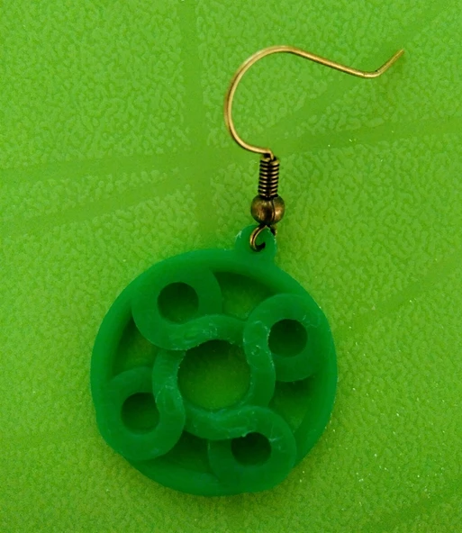 Byr Küpe №7 (Sadece Plastik Aparattır!!!) 3D