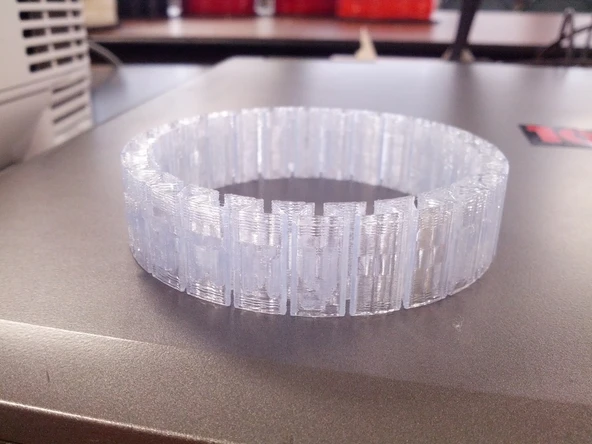 Byr Özelleştirilebilir Esnek Ad Bilezik (Sadece Plastik Aparattır!!!) 3D - Resim 3