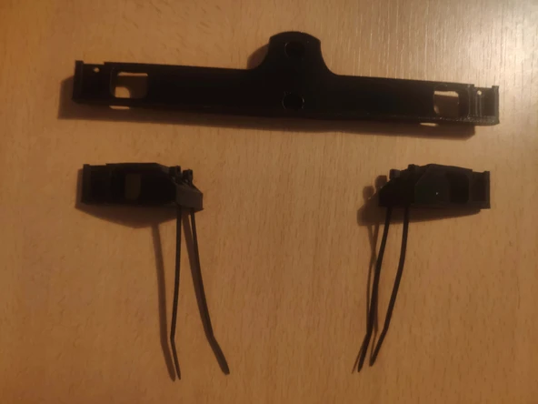 Byr Xiaomi Scooter 1S/Pro2 yanıp sönenler/dönüş sinyalleri (Sadece Plastik Aparattır!!!) 3D - 4