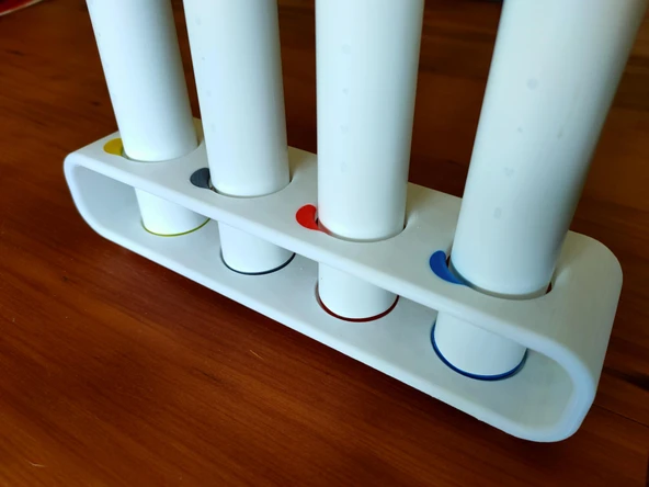 Byr Xiaomi diş fırçası tutucu + taban halkaları (Sadece Plastik Aparattır!!!) 3D - 2