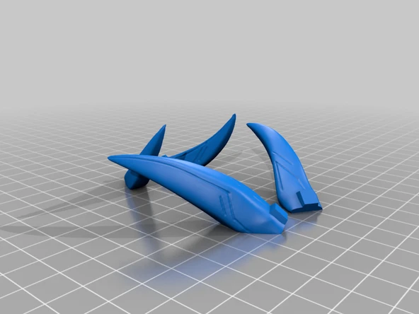 Byr Oni Siber Punk Maskesi- Geliştirilmiş Anker noktaları (Sadece Plastik Aparattır!!!) 3D - 3