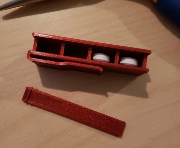 Byr Gömlek Cep Hapı Kutusu (Sadece Plastik Aparattır!!!) 3D - 2