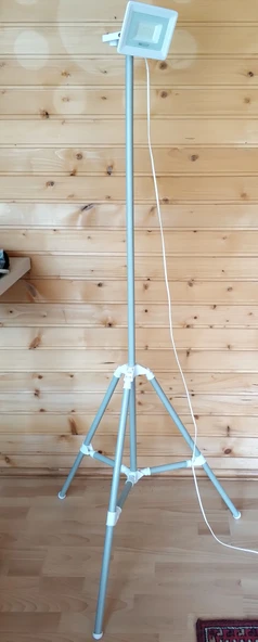 Byr 20mm PVC borusundan LED tripod (Sadece Plastik Aparattır!!!) 3D - 2
