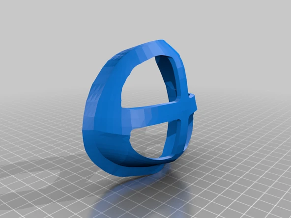 Byr Maske İç Destek Çerçevesi (Sadece Plastik Aparattır!!!) 3D ürün görseli 1