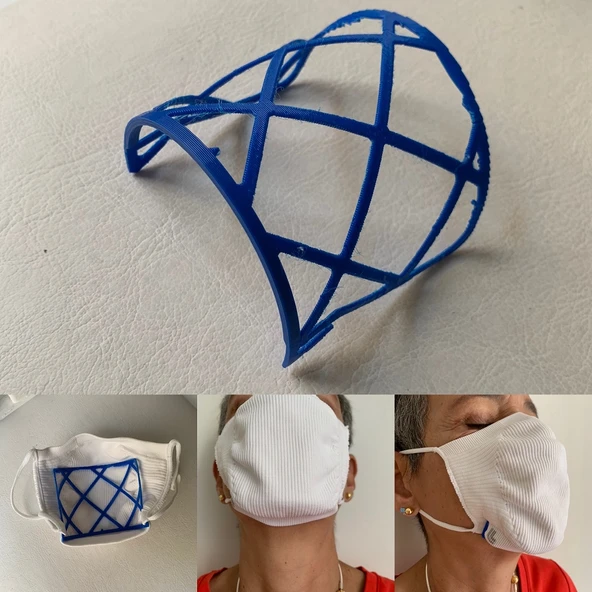 Byr Maske havalandırma ızgarası (Sadece Plastik Aparattır!!!) 3D - Resim 4