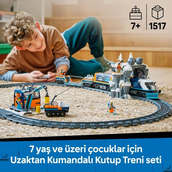 LEGO 60470 City Kaşiflerin Kuzey Kutbu Ekspres Treni - Resim 5