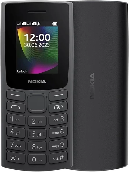 Nokia N106 2023 Tuşlu Cep Telefonu Siyah (Türkiye Resmi Distribütör Garantili) ürün görseli 1
