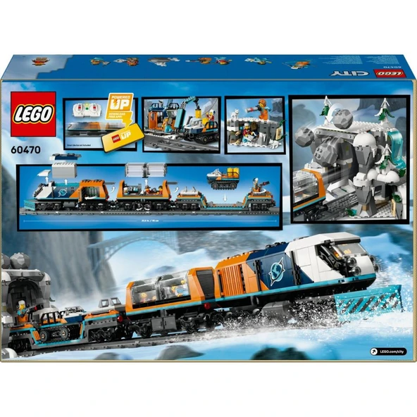 LEGO 60470 City Kaşiflerin Kuzey Kutbu Ekspres Treni - Resim 4