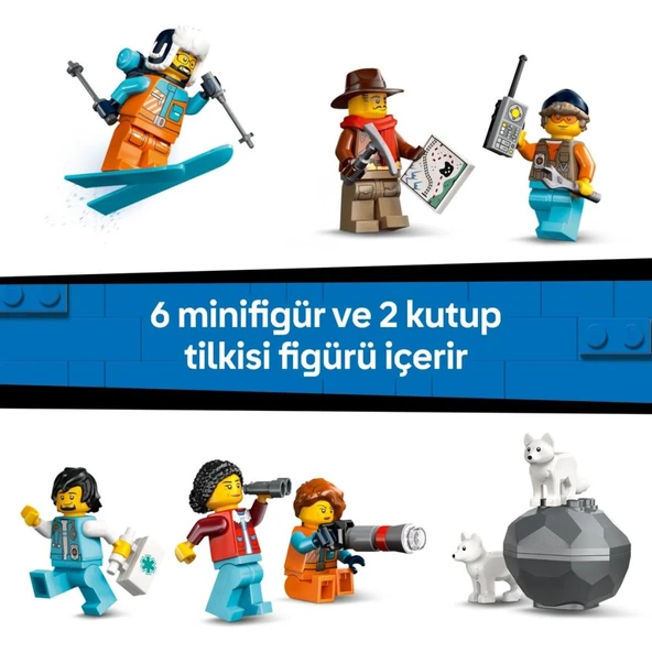 LEGO 60470 City Kaşiflerin Kuzey Kutbu Ekspres Treni - Resim 7