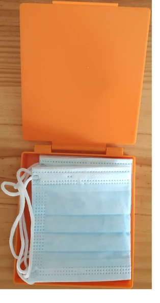 Byr Covid 19 Maskeler Saklama Kutusu (Sadece Plastik Aparattır!!!) 3D - 2