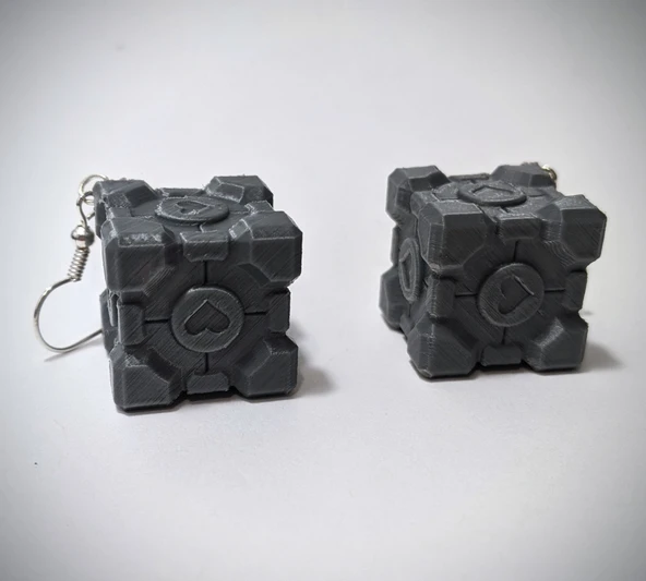 Byr Portal Refakatçisi Küp Küpe/Anahtarlık (Sadece Plastik Aparattır!!!) 3D - 4