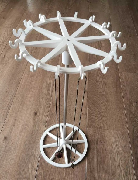 Byr Kolye Tutucu - Colliers ekran (Sadece Plastik Aparattır!!!) 3D ürün görseli