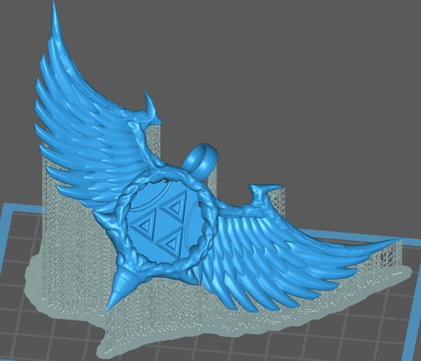 Byr Triforce Kolye - SLA (Sadece Plastik Aparattır!!!) 3D - 3