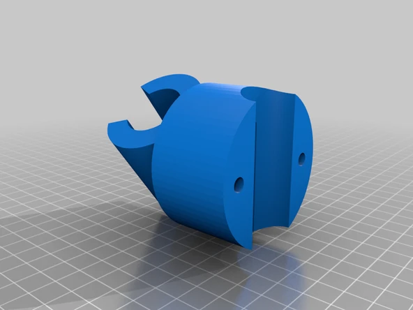 Byr Duş Şef Desteği - Duş Başlığı Desteği (Sadece Plastik Aparattır!!!) 3D - Resim 4