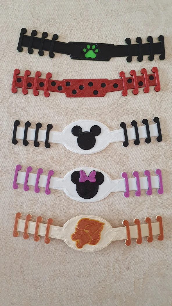 Byr Disney Maske Şeritleri (Sadece Plastik Aparattır!!!) 3D - 4