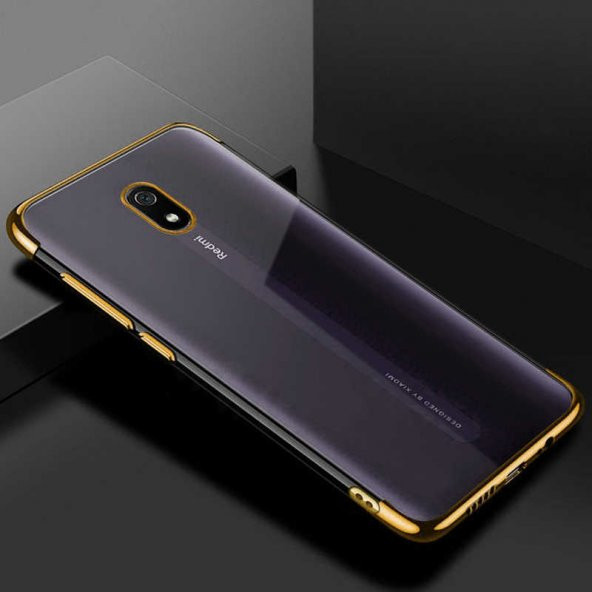 Xiaomi Redmi 8A Kılıf Zore Dört Köşeli Lazer Silikon - 2
