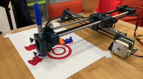 Byr Kolay 3D yazdırılabilir CNC Çizim Makinesi - Kek, telefon, kağıt, gömlek üzerine çizin | Arduino Grbl Plotter (Sadece Plastik Aparattır!!!) 3D - 4