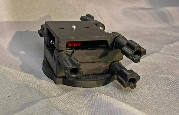 Byr GoPro ekli DSLR kamera standı (Sadece Plastik Aparattır!!!) 3D - 4