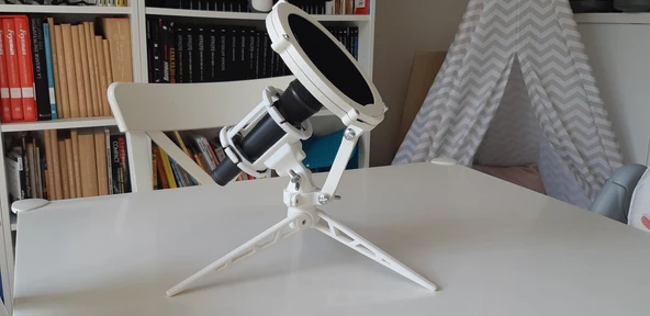Byr Mikrofon için tripod (Sadece Plastik Aparattır!!!) 3D - 4