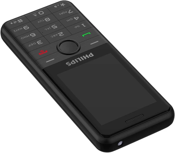 Philips Xenium E172 Kameralı Çift Sim Kart Tuşlu Cep Telefonu Siyah - 2