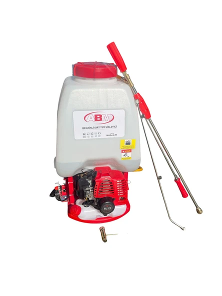 ABM FST800 - 25 Lt Depolu Yüksek Basınçlı Pülverizatör - Benzinli Sırt İlaçlama Makinesi