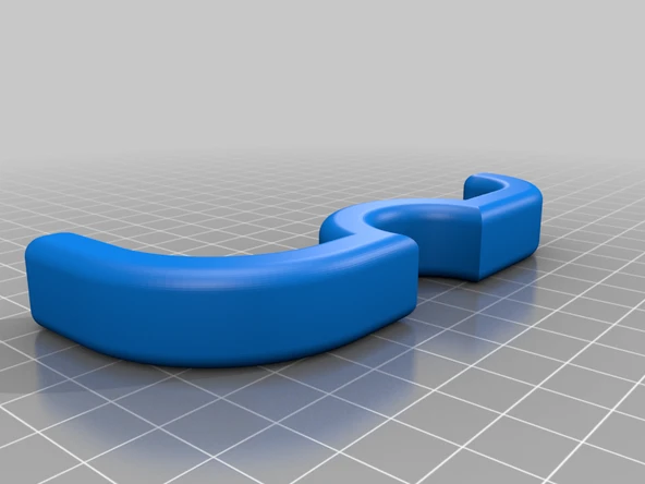 Byr Duş pantolon sahibi / duş hortumu tutucu (Sadece Plastik Aparattır!!!) 3D - 3