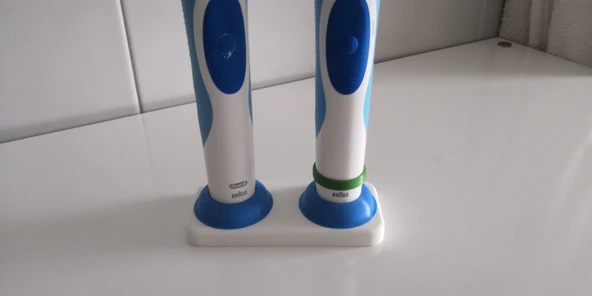 Byr Elektrikli Diş Fırçaları Stand (Sadece Plastik Aparattır!!!) 3D - 3