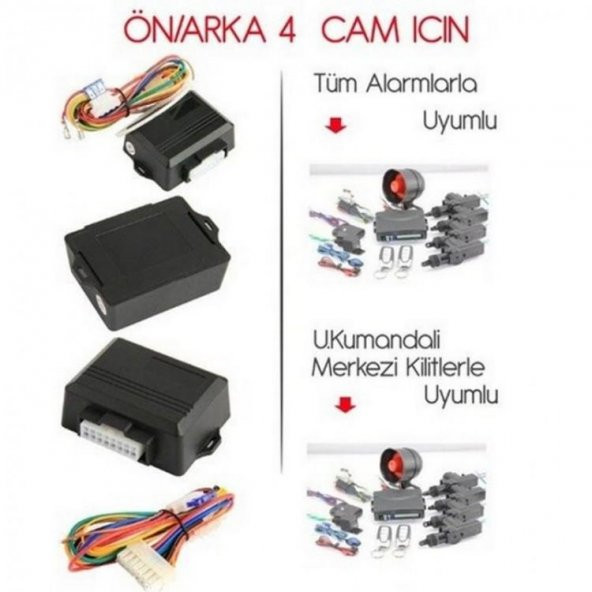 Inwells Otomatik Cam Kaldırma Modülü 4lü - 4