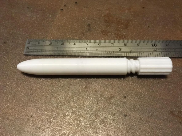 Byr Universal Twist Bey Pen - Çeşitli jel/tükenme dolumları kullanabilir (Sadece Plastik Aparattır!!!) 3D - 3