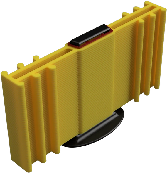 Byr Maske Rölyefi Dispenser Stand Tutucu ile Kulak Koruyucu Kayışlar (Sadece Plastik Aparattır!!!) 3D - 2