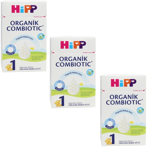 Hipp 1 Organik Combiotic 800 gr Bebek Sütü 3 ADET