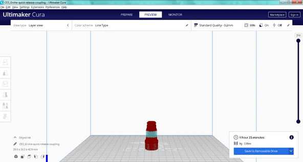 Byr Grohe 28637xx0 Relexa Kuplör / Duş Başlığı / Hortum için Kuplaj (Sadece Plastik Aparattır!!!) 3D - Resim 3