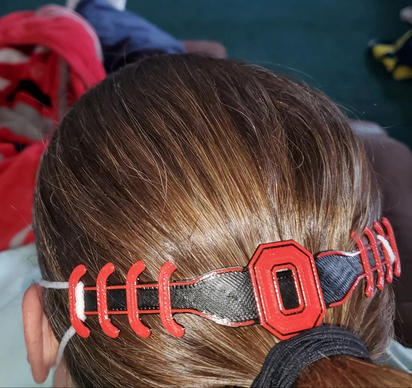 Byr Ohio State Ear Koruyucu Covid Cerrahi Maske Kayışı (Sadece Plastik Aparattır!!!) 3D - Resim 4