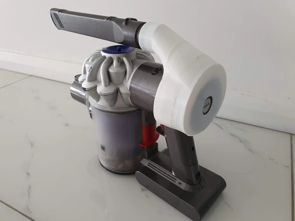 Byr Dyson V6 El Tipi Üfleyici aparatı (Sadece Plastik Aparattır!!!) 3D - 2