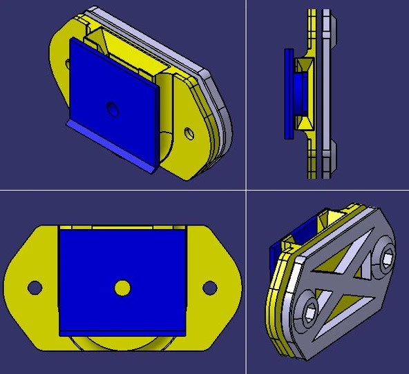 Byr DSLR veya herhangi bir kamera desteği - refleks veya diğer kamera desteği (Sadece Plastik Aparattır!!!) 3D