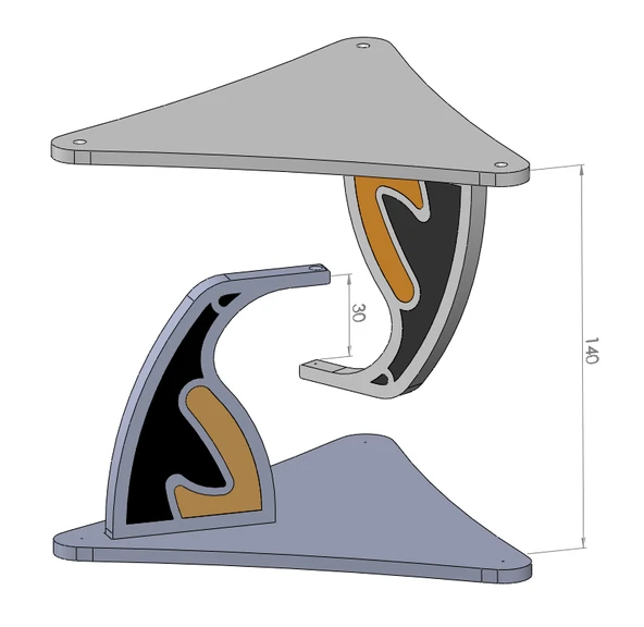 Byr İmkansız Tablo - Antarktik Stili (Sadece Plastik Aparattır!!!) 3D - Resim 4