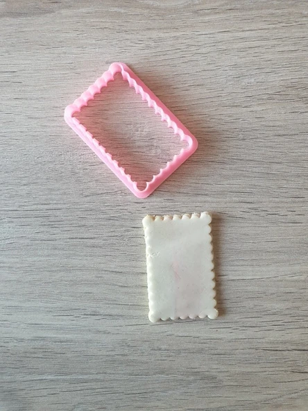 Byr Küçük tereyağı kurabiye / küçük tereyağı kurabiye kesici (Sadece Plastik Aparattır!!!) 3D