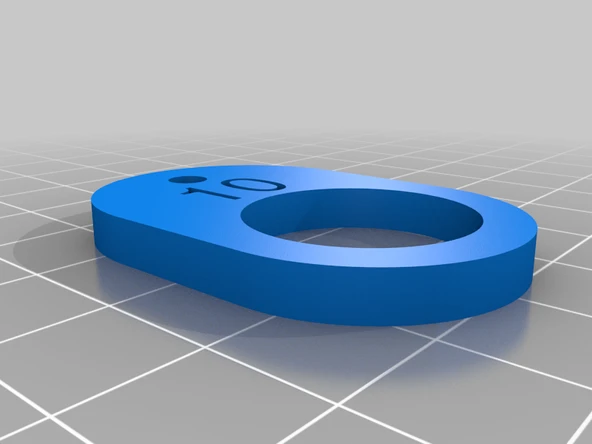 Byr Yüzük göstergeleri 3-13 (Freecad) (Sadece Plastik Aparattır!!!) 3D - Resim 3