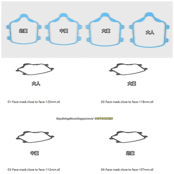Byr Covid -19 Maske - Yüze Yakın Yüz Maskesi (Sadece Plastik Aparattır!!!) 3D - Resim 3