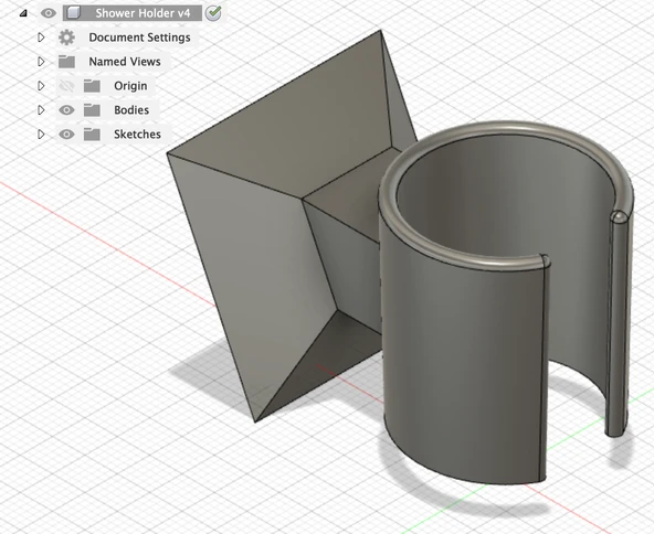 Byr Duş başlığı tutucu (çocuklar için) (Sadece Plastik Aparattır!!!) 3D - Resim 3