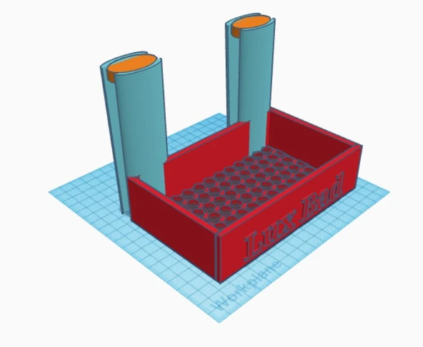 Byr 7mm cam duvar için şampuan vb. (Sadece Plastik Aparattır!!!) 3D - Resim 3