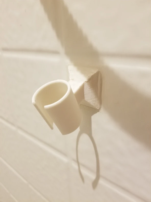 Byr Duş başlığı tutucu (çocuklar için) (Sadece Plastik Aparattır!!!) 3D - Resim 4