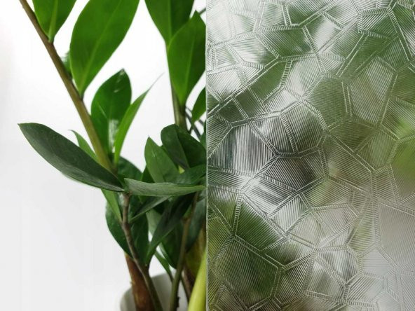 D-c-fix 334-5011 Kırık Cam Desen Statik Cam Folyo (90cm x 1mt) - Resim 8