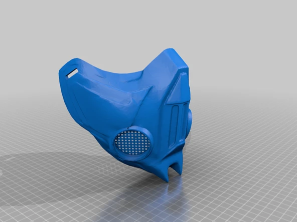 Byr Alt Sıfır Corona Virüsü Covid-19 Maske Fonksiyonel Sub-Zero Subzero (Sadece Plastik Aparattır!!!) 3D - Resim 4